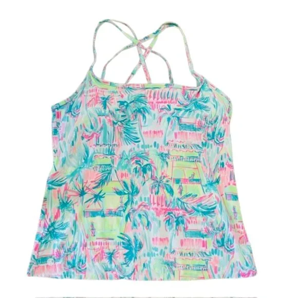 Lilly Pulitzer Perfect Match Luxletic Tennis Set Tank & Skort UPF 50+ XL - Picture 7 of 13